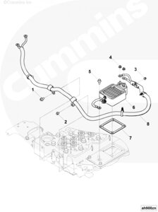 Жгут проводов подогревателя впускного воздуха для двигателя Cummins 6ISBe 5.9L