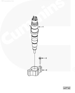 Форсунка для двигателя Cummins QSC 8.3L