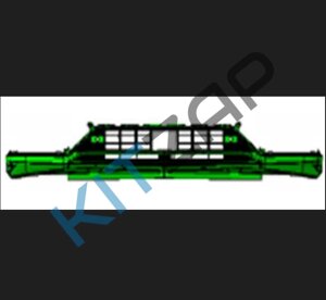 Бампер передний нижняя часть F27-2803503 Jetour X70 PLUS