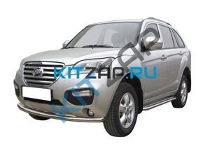 Защита переднего бампера (радиусная) D57 1SSR22 Lifan X60