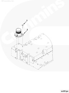 Патрубок водяной выпускной для двигателя Cummins QSB 6.7L