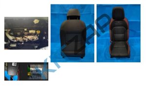 Сиденье водительское в сборе 6075176800697 Geely Coolray