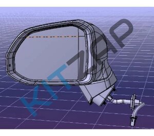 Зеркало заднего вида левое F16-8202P01AA-DQ Jetour Dashing