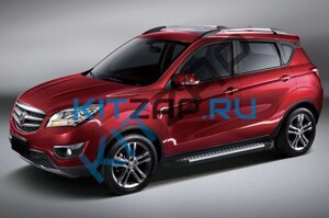 Защита порогов (комплект) BMW-Style "Фирма Rival" D173AL. 8901.1 Changan CS35