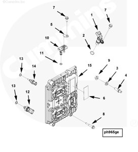 Модуль управления для двигателя Cummins QSX 11.9