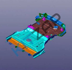 Панель пола багажника F18-5100200RU-DY Jetour X70 PLUS