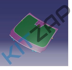 Стекло лобовое с обогревом рестайлинг 555000462AA Exeed TXL