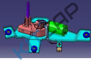 Мотор стеклоочистителя задний F02-5611110 Jetour X70 PLUS