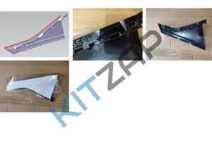 Накладка стойки двери задней левой задняя 5081049600 Geely Tugella