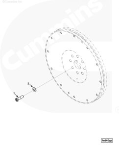Болт крепления маховика для двигателя Cummins ISLe 8.9L