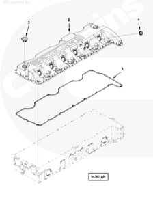 Крышка клапанная для двигателя Cummins ISG 12