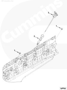 Щуп уровня масла для двигателя Cummins QSB 6.7L