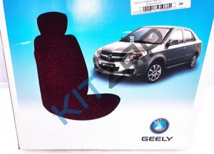 Чехлы на сиденье цвет рогожка красная G762173108 Geely MK Cross