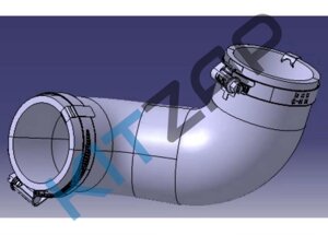 Патрубок интеркулера правый F16-1119330GA Jetour Dashing