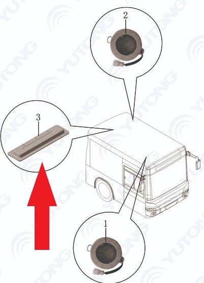 Плафон освещения салона 4123-01491 Yutong от компании КСТ-ПРОГРЕСС - фото 1