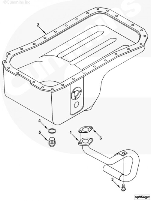 Поддон масляный для двигателя Cummins 4BT / EQB от компании КСТ-ПРОГРЕСС - фото 1
