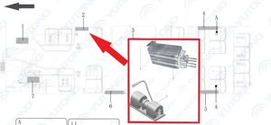 Радиатор отопителя салона 8101-08880