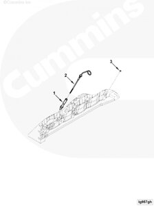 Щуп уровня масла для двигателя Cummins 4BT / EQB