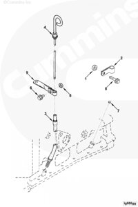 Щуп уровня масла для двигателя Cummins 4BT / EQB