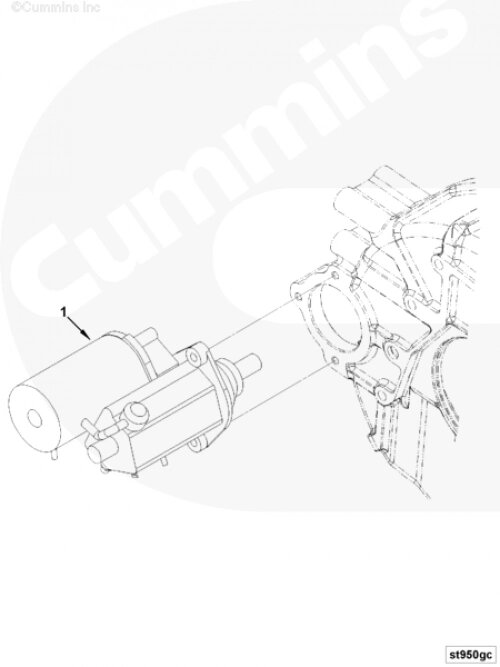 Стартер для двигателя Cummins 4BT / EQB от компании КСТ-ПРОГРЕСС - фото 1