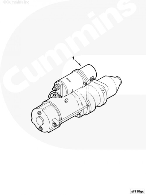 Стартер для двигателя Cummins 4BT / EQB от компании КСТ-ПРОГРЕСС - фото 1