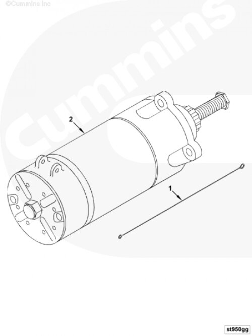 Стартер для двигателя Cummins 4BT / EQB от компании КСТ-ПРОГРЕСС - фото 1