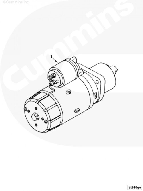 Стартер для двигателя Cummins 4BT / EQB от компании КСТ-ПРОГРЕСС - фото 1