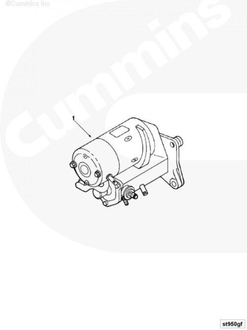 Стартер для двигателя Cummins 6BT / EQB от компании КСТ-ПРОГРЕСС - фото 1