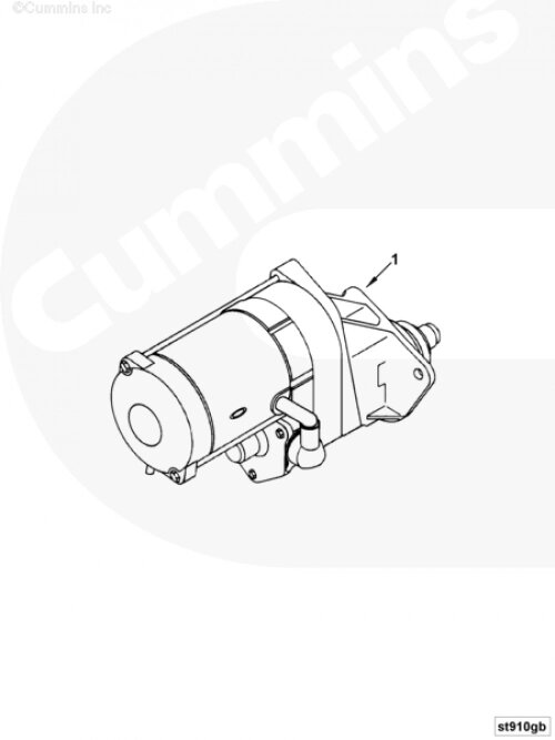 Стартер для двигателя Cummins 6BT / EQB от компании КСТ-ПРОГРЕСС - фото 1
