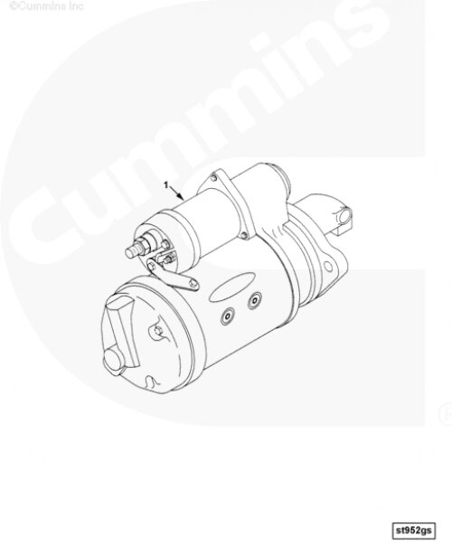 Стартер для двигателя Cummins 6CT от компании КСТ-ПРОГРЕСС - фото 1