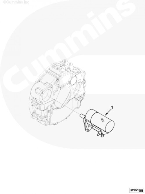 Стартер для двигателя Cummins QSB 5.9L от компании КСТ-ПРОГРЕСС - фото 1