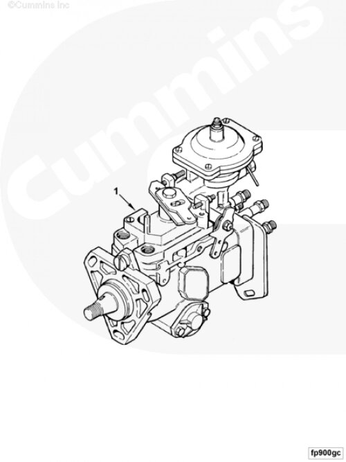 Топливный насос высокого давления ТНВД для двигателя Cummins 4BT / EQB от компании КСТ-ПРОГРЕСС - фото 1