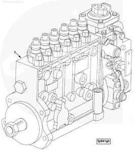 Топливный насос высокого давления (ТНВД) для двигателя Cummins 6CT