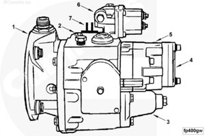 Топливный насос высокого давления (ТНВД) для двигателя Cummins KTA50