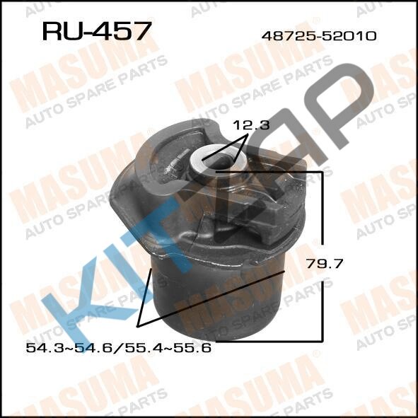 Втулка резинометалл. задней балки "Фирма Masuma" RU-457 FAW Vita от компании КСТ-ПРОГРЕСС - фото 1