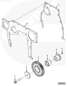 Втулка шестерни ГРМ для двигателя Cummins B 3.3