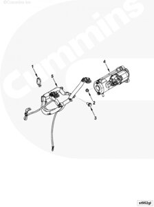 Жгут проводов стартера для двигателя Cummins 6ISBe 5.9L