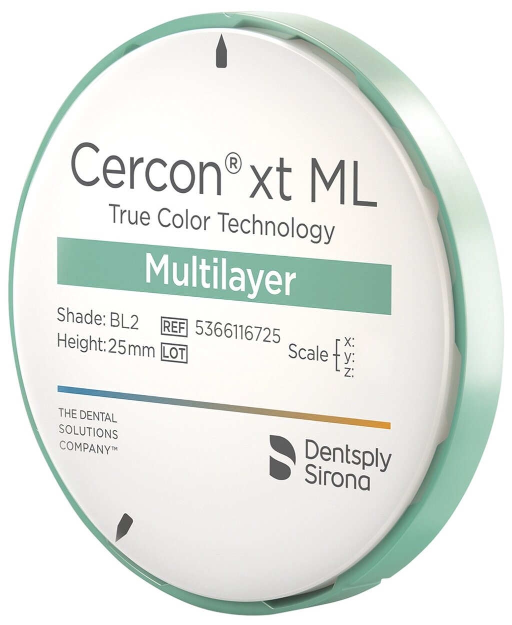 Диск Cercon XT ML disk 98-25 (1 шт) Dentsply Sirona от компании Компания "Дентал Си" - фото 1