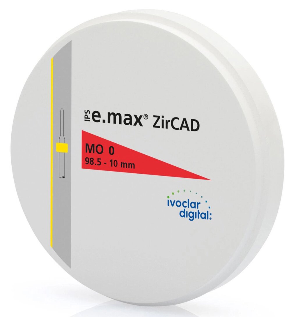 Диск IPS e. max ZirCAD MO 98,5-10 (1 шт) Ivoclar от компании Компания "Дентал Си" - фото 1