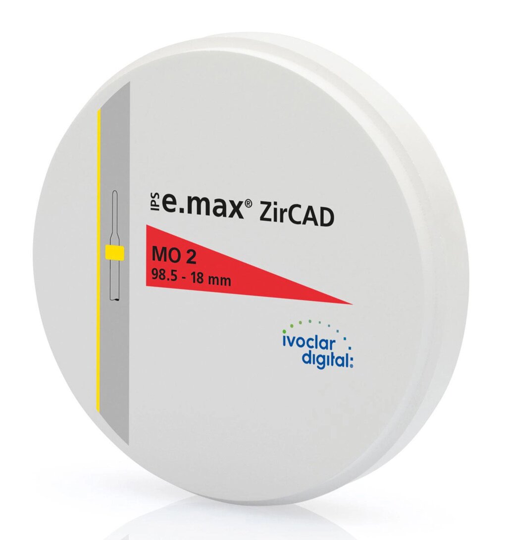 Диск IPS e. max ZirCAD MO 98,5-18 (1 шт) Ivoclar от компании Компания "Дентал Си" - фото 1