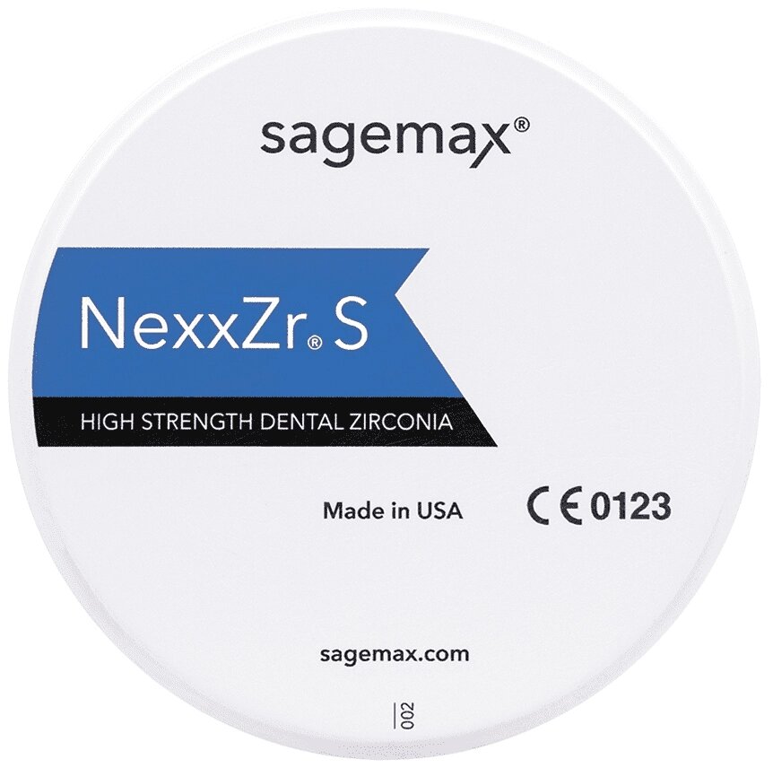 Диск NexxZr S W-98 (1 шт) Sagemax от компании Компания "Дентал Си" - фото 1