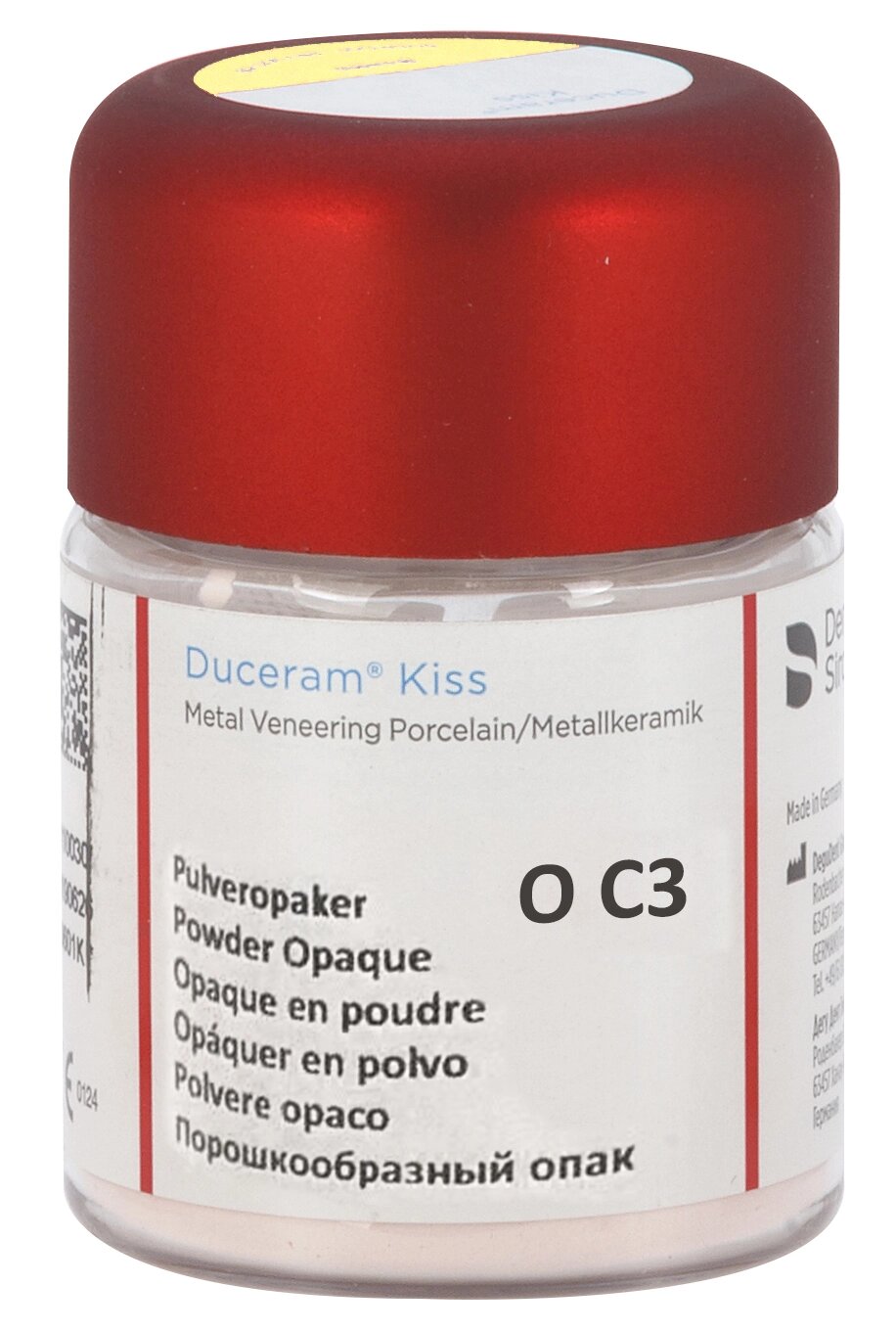 Масса керамическая Duceram Kiss Opaker (20 г) Dentsply Sirona от компании Компания "Дентал Си" - фото 1