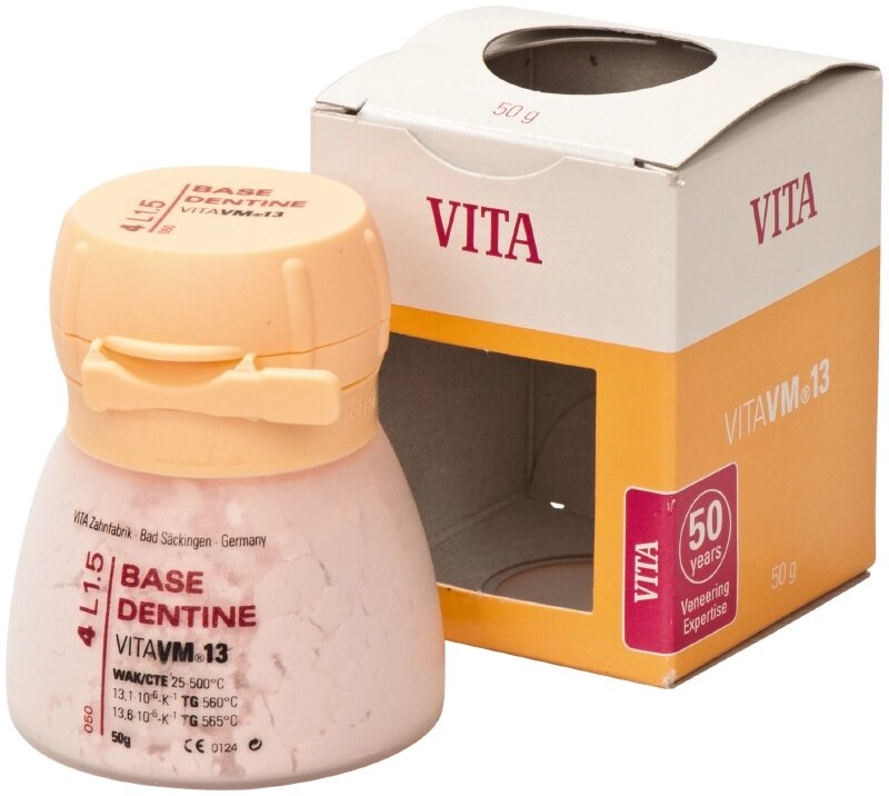 Масса керамическая VITA VM 13 base dentine (50 г) Vita от компании Компания "Дентал Си" - фото 1