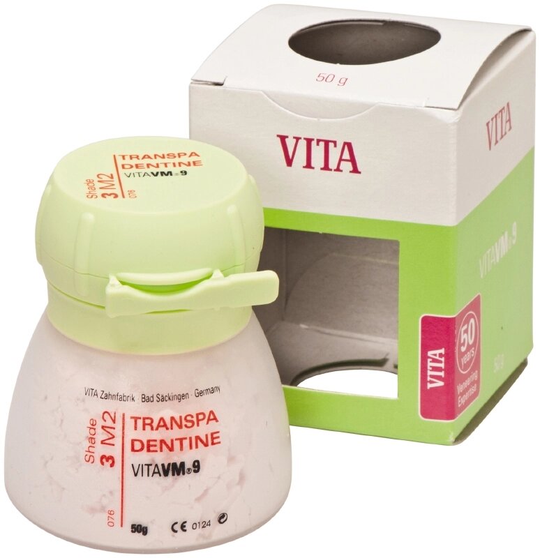 Масса керамическая VITA VM 9 transpa dentin (50 г) Vita от компании Компания "Дентал Си" - фото 1
