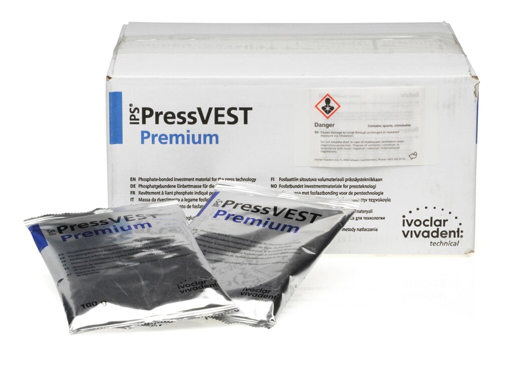 Масса паковочная IPS PressVest Premium Powder (2,5 кг) Ivoclar 685585AN от компании Компания "Дентал Си" - фото 1