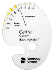 Шкала цветовая Celtra Ceram Basic Indicator 1 Dentsply Sirona 601002 в Челябинской области от компании Компания "Дентал Си"