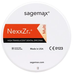Диск NexxZr + Multi W-98-20 (1 шт) Sagemax в Челябинской области от компании Компания "Дентал Си"