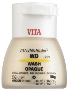 Масса керамическая WO VMK Master wash opaque (50 г) Vita B4825950 в Челябинской области от компании Компания "Дентал Си"