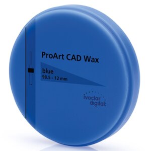 ПроАрт КАД воск синий ProArt CAD Wax, Ø 98.5 мм в Челябинской области от компании Компания "Дентал Си"