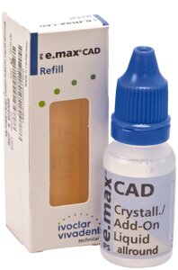 Жидкость IPS e. max CAD Crystall Add-On Liquid allround (15 мл) Ivoclar 605569 в Челябинской области от компании Компания "Дентал Си"